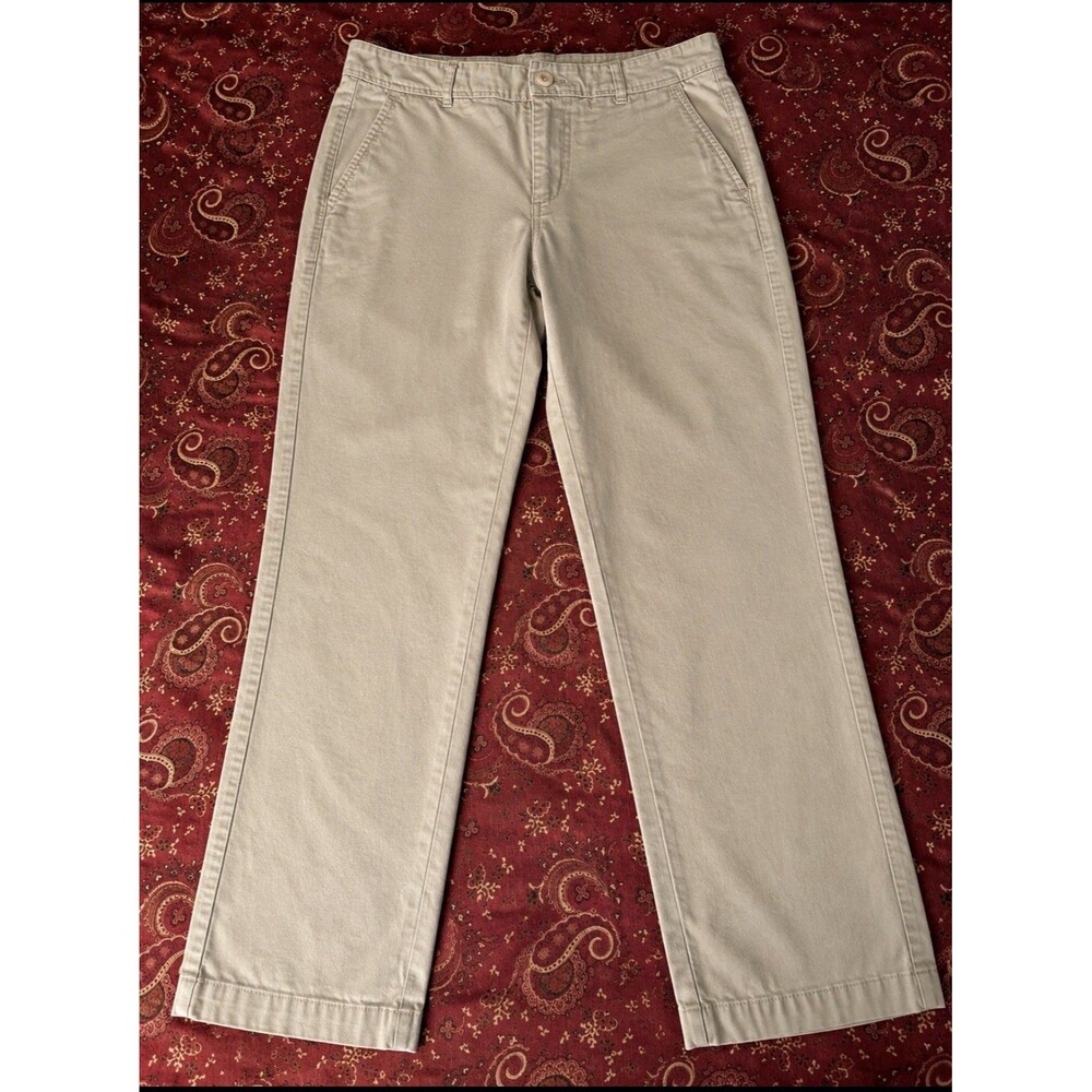 L.L.Bean Favorite Fit Size 8 M/T Women’s Khaki Chino Pants 31x30